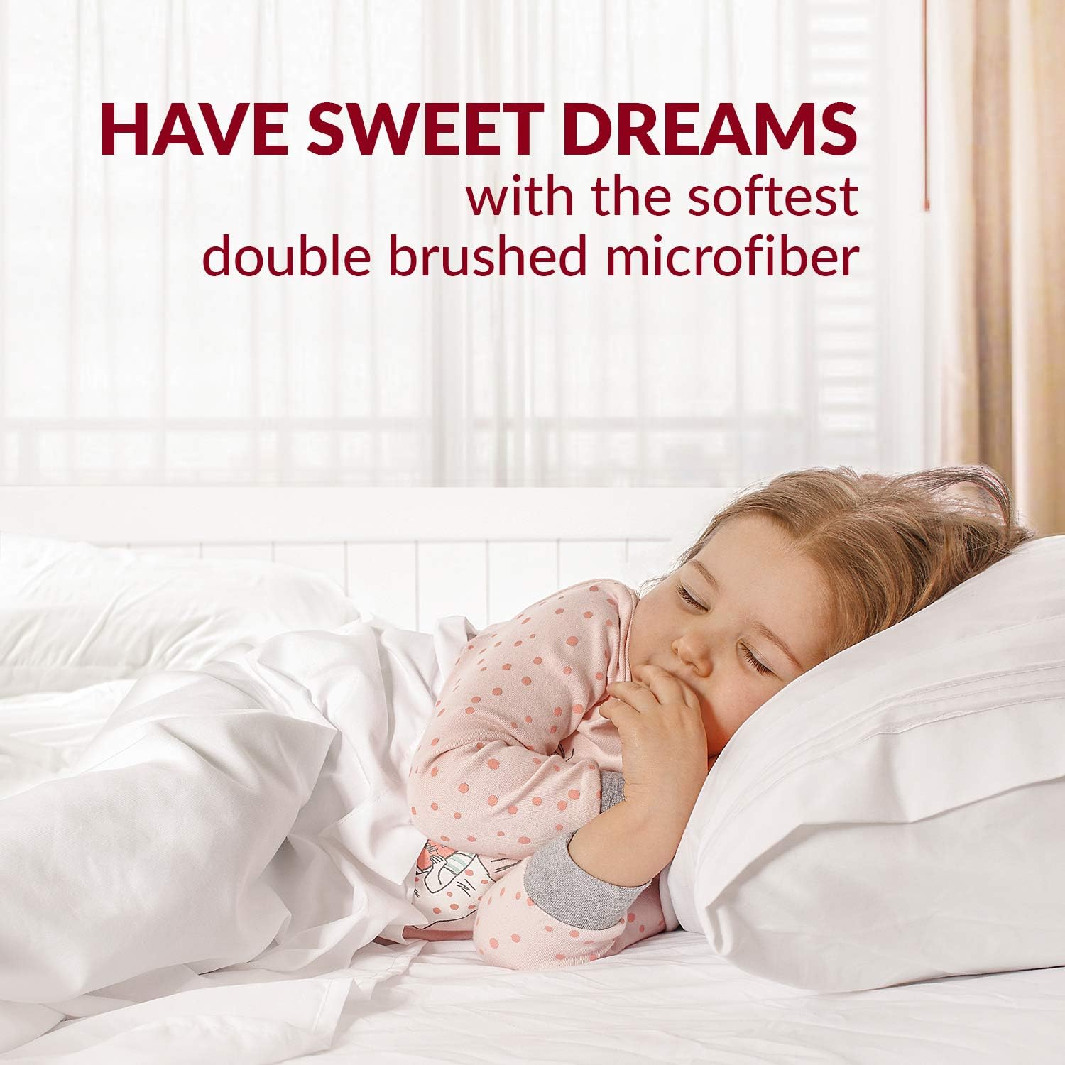 Mellanni Pillow Cases - 2 PC Extra Soft Cooling Striped White