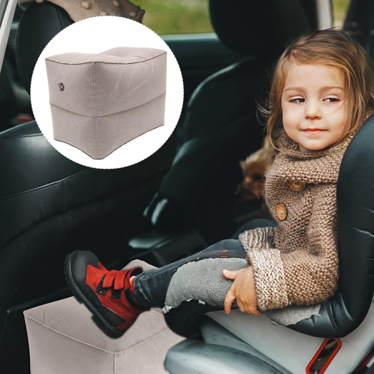 Veemoon 1 Set Floor Mat Leg Pillow for Toddlers