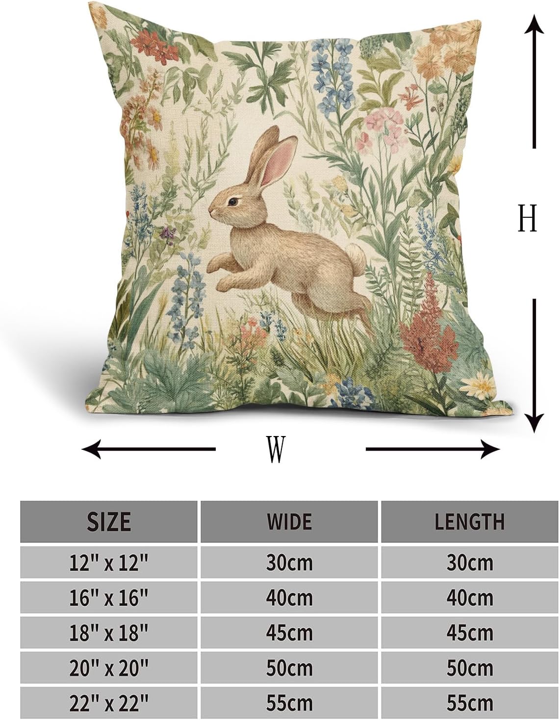 AmplePisce Spring Pillow Covers Set of 2 16x16 Inch