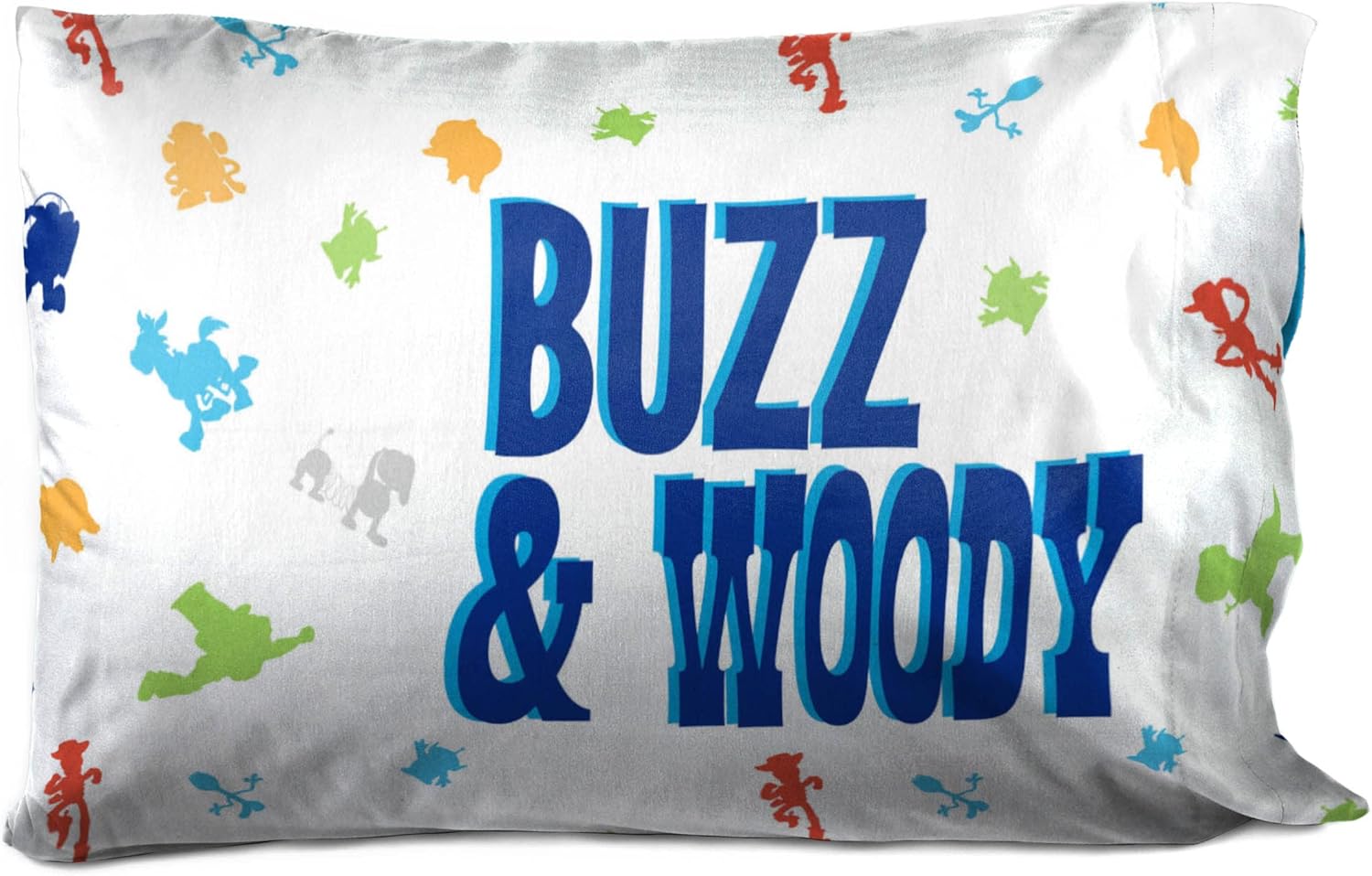 Jay Franco Toy Story Pillowcase 2 Pack - Buzz and Woody Double-Sided
