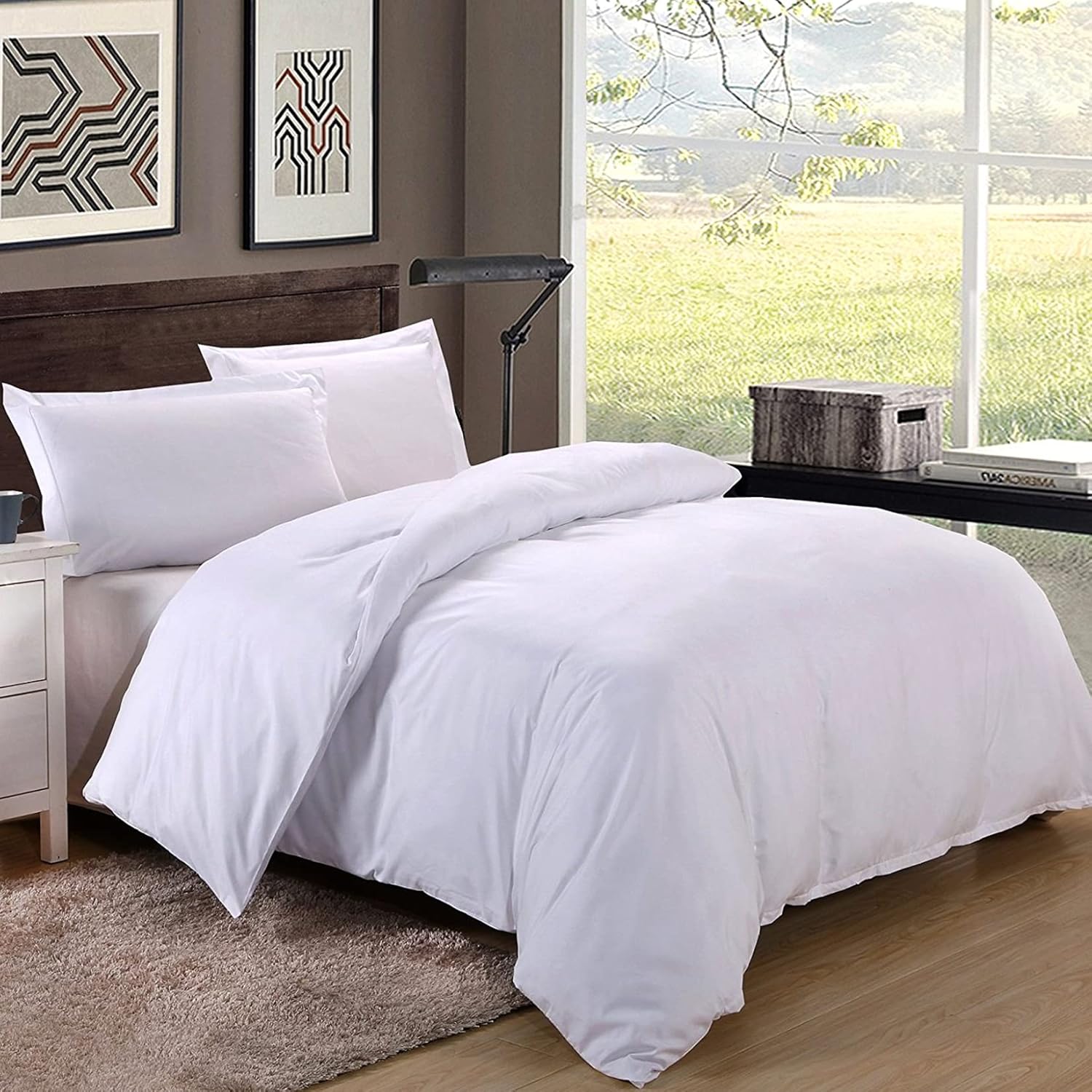 Waterproof Duvet Cover for Kids Elder and Pets with Zipper Closure
