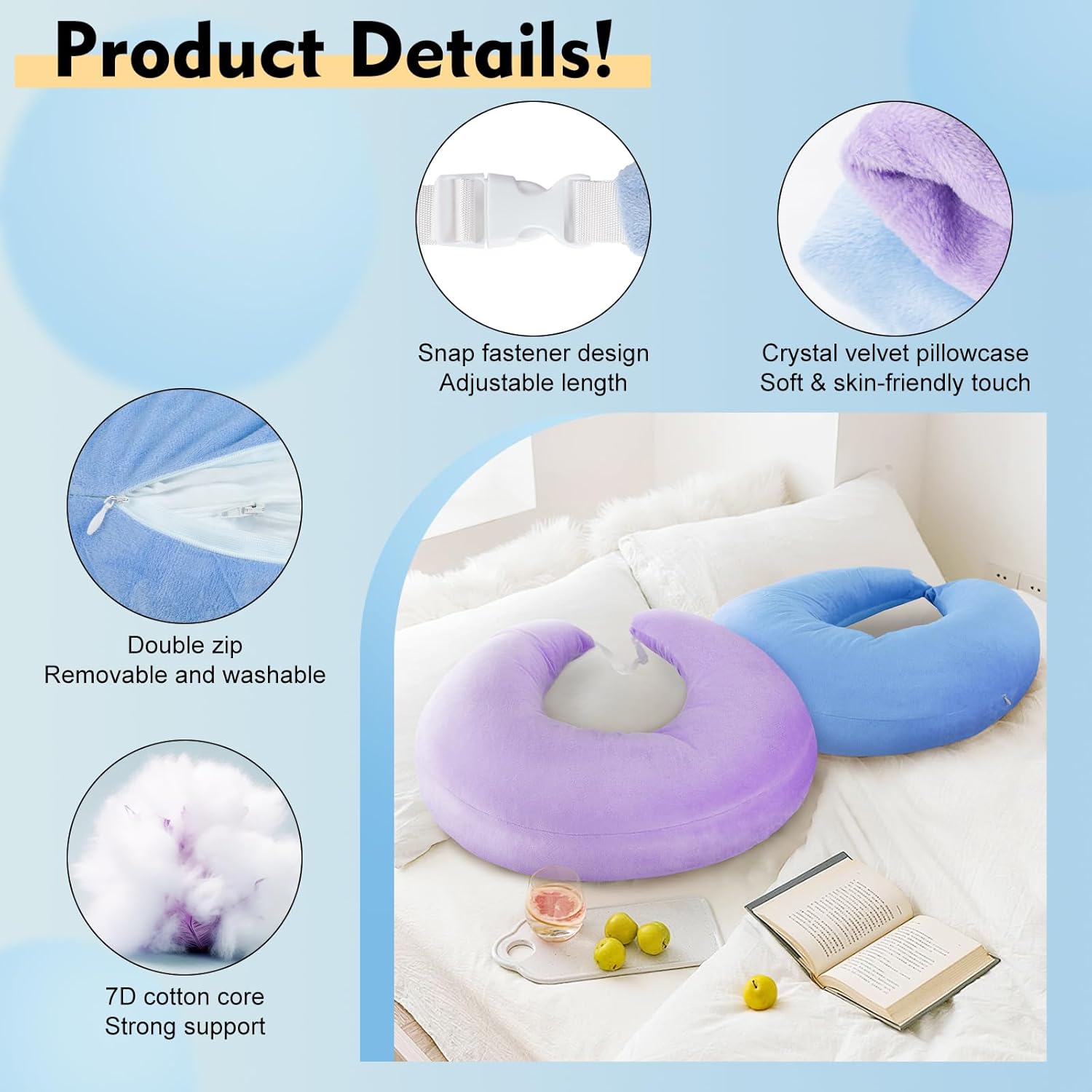 Vamorry Gaming Pillow Ergonomic Arm Support for Adults Kids