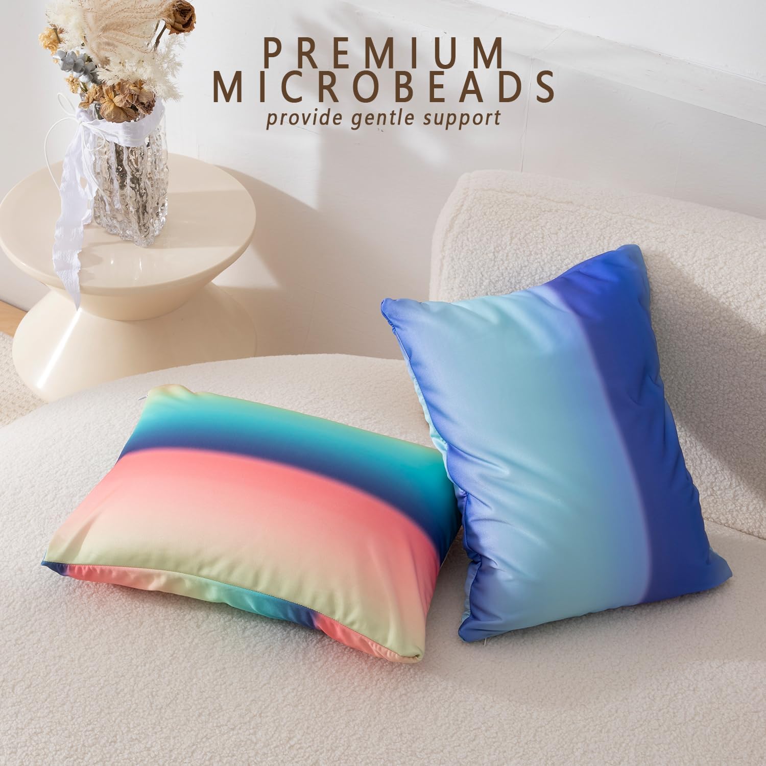 FABSKIY Squishy Neck Pillow with Removable Cover 16 12 Inches