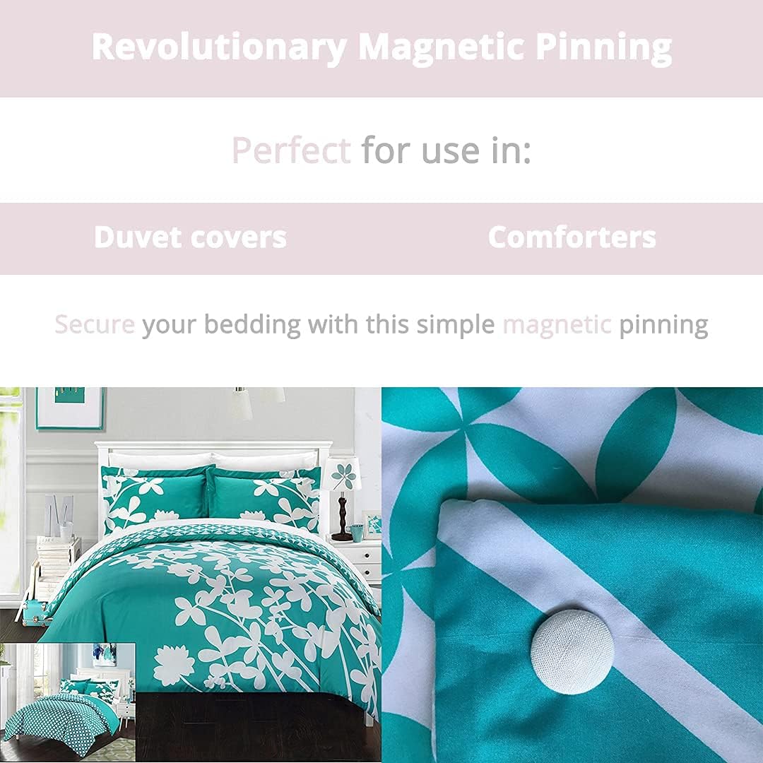 Magnetic Comforter Clips - Set of 4 One Size Fits All