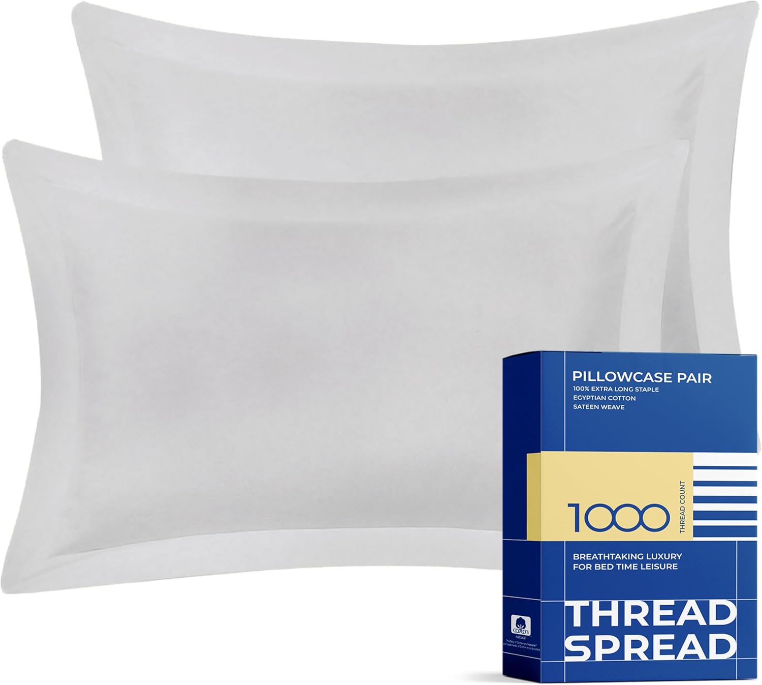 Thread Spread Egyptian Cotton Pillow Shams Set of 2
