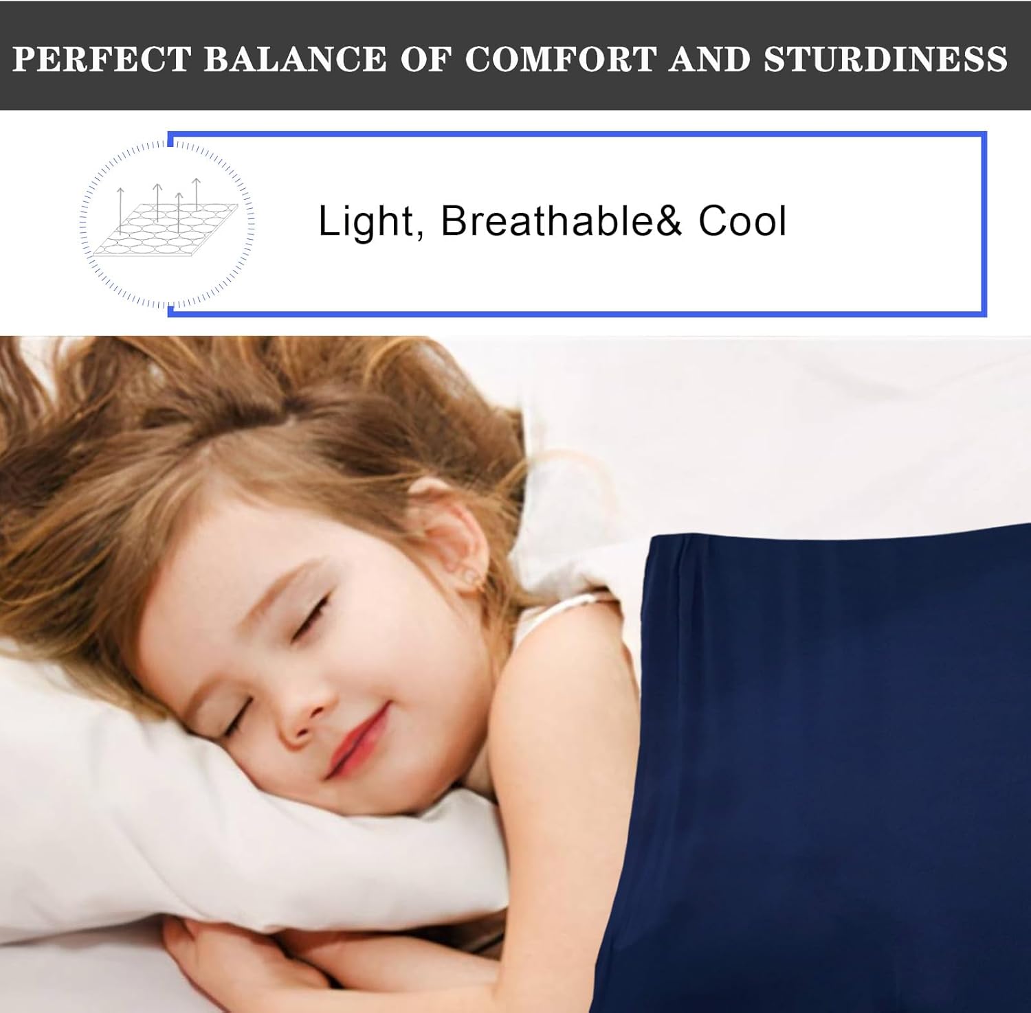 Ntomtuex Sensory Bed Sheet for Weighted Blanket Comfort