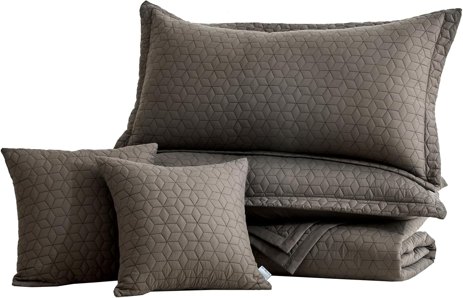 Blythease Oversized King Bedspread 128x120 Brown