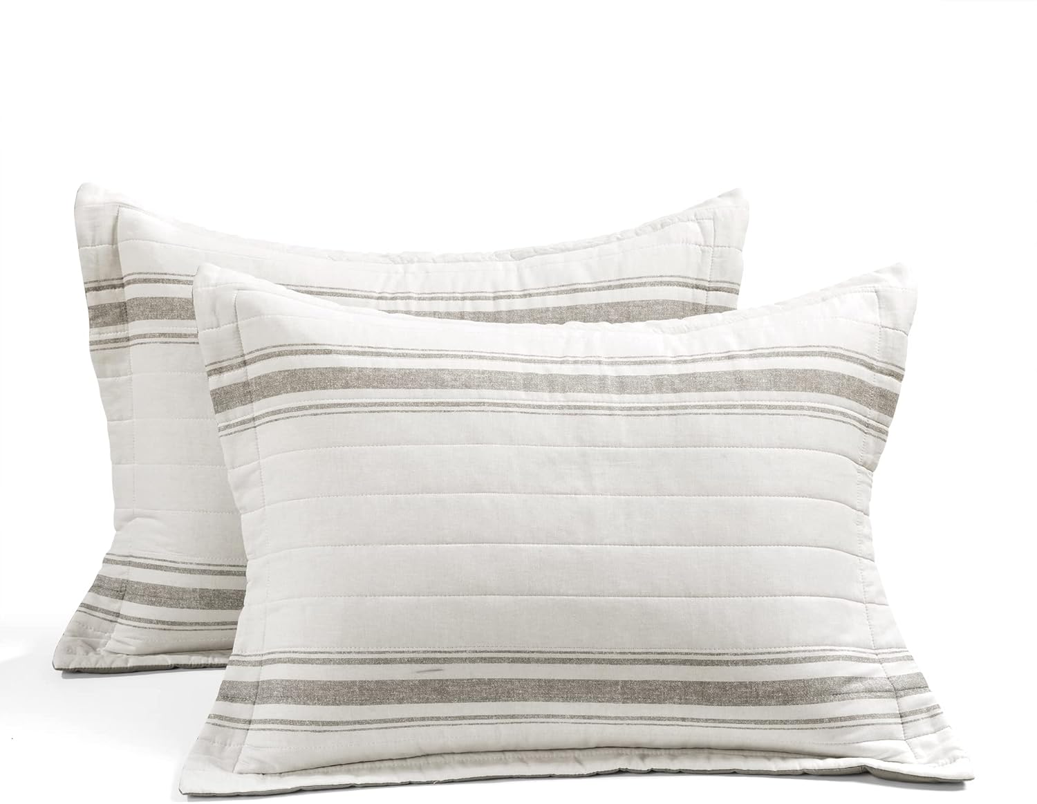Lush Decor Farmhouse Stripe Daybed Cover Set