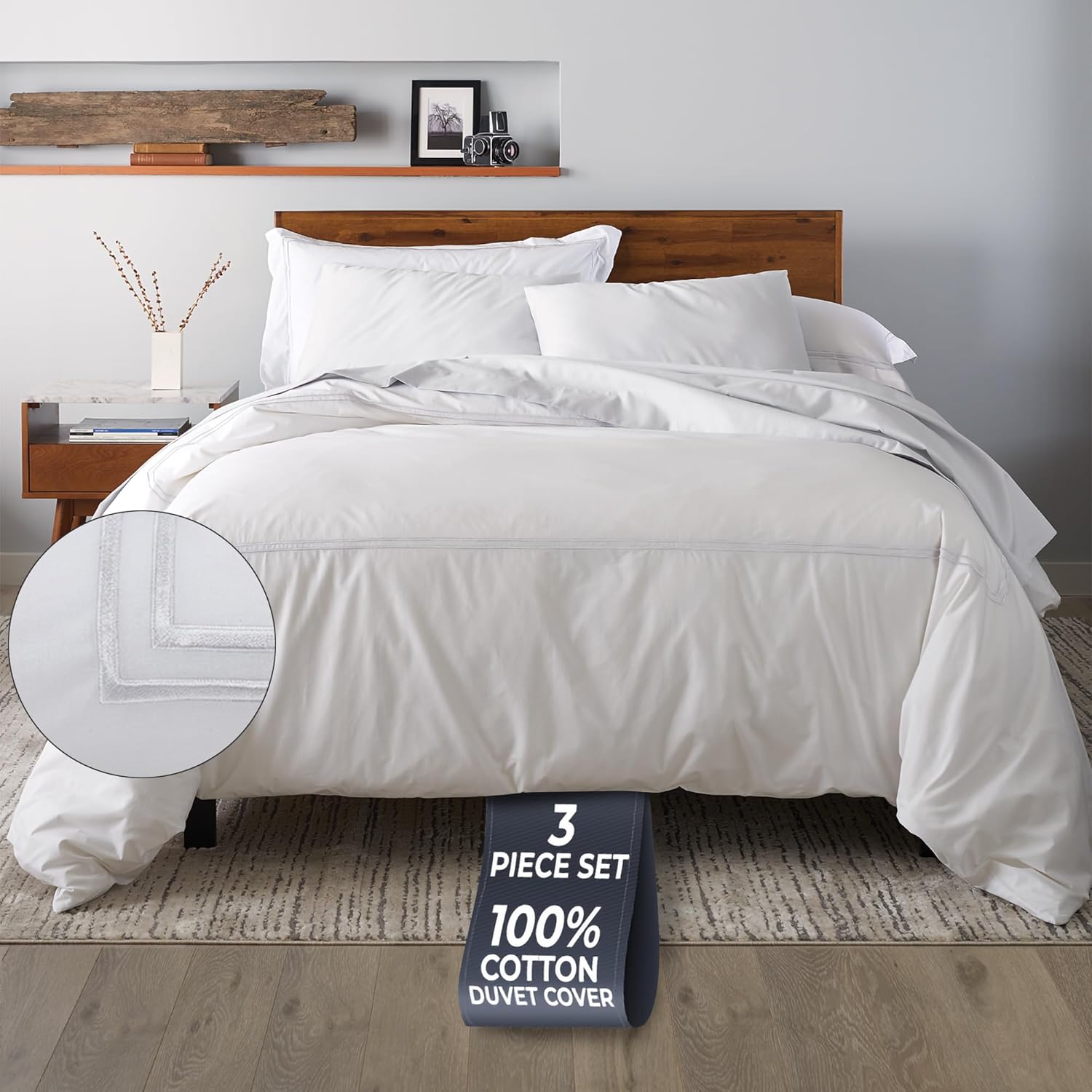 Ella Jayne Duvet Cover Set Full 3 Piece 100 Cotton