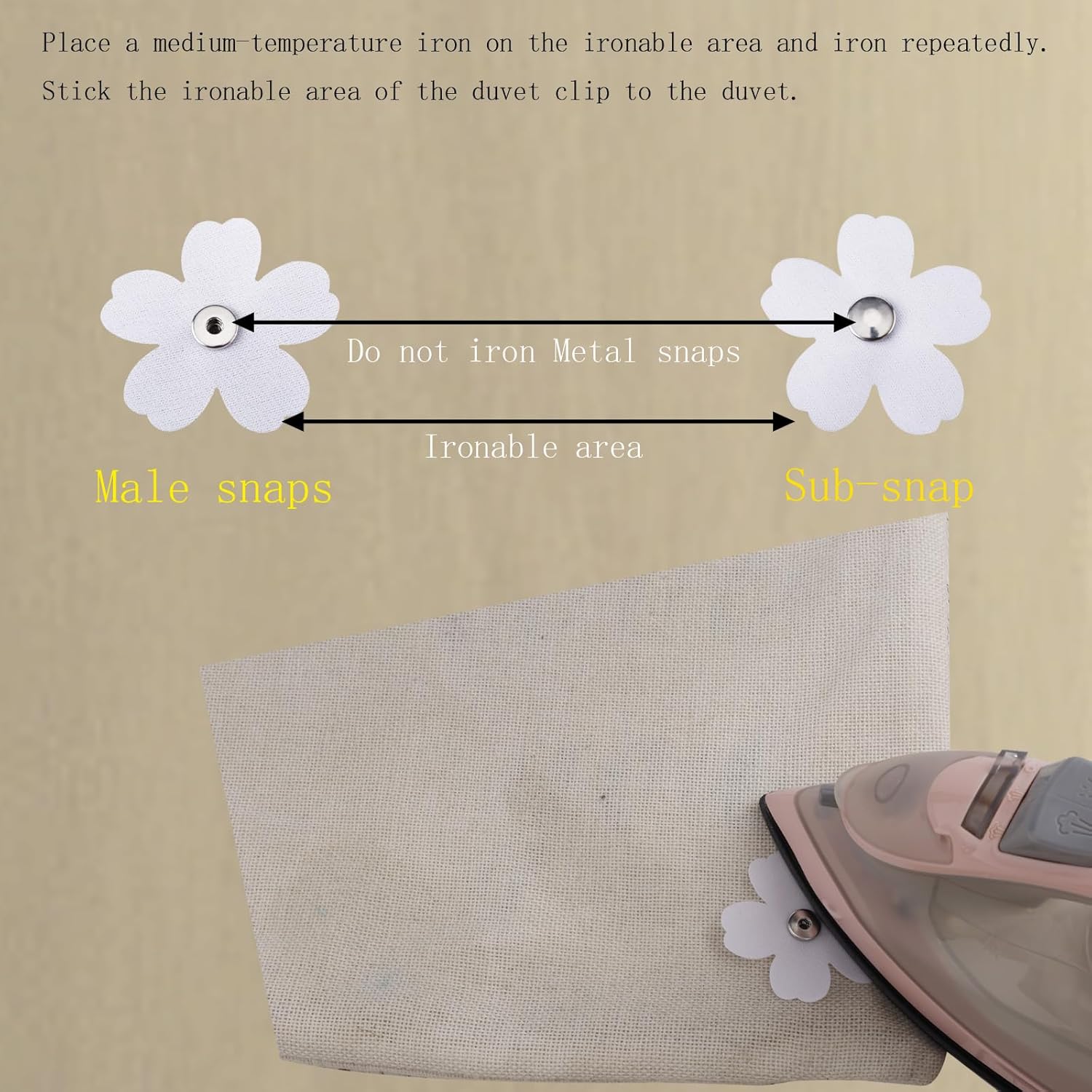 20pcs Duvet Snaps for Secure Fit