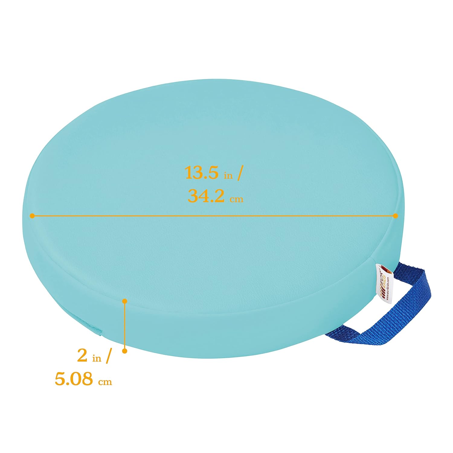 ECR4Kids Floor Cushions 6-Piece Set Soft Flexible