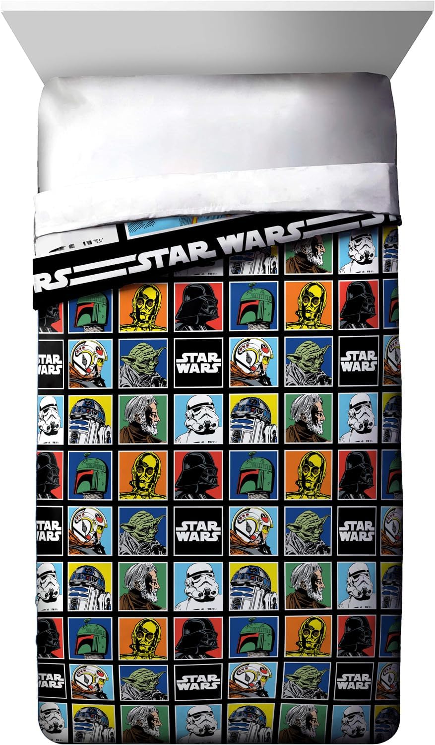 Jay Franco Kids Comforter - Star Wars Design Full Size 1
