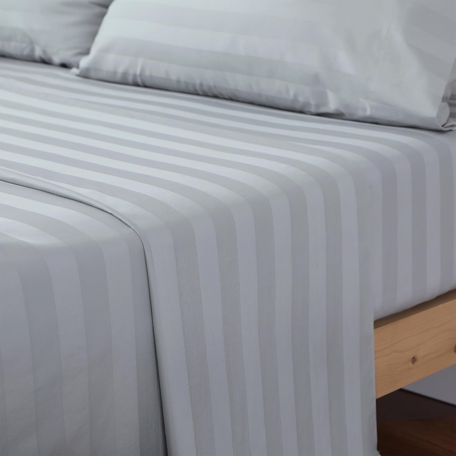 Zaizaihome Cotton Cal King Flat Sheet Only 600 Thread Count 1
