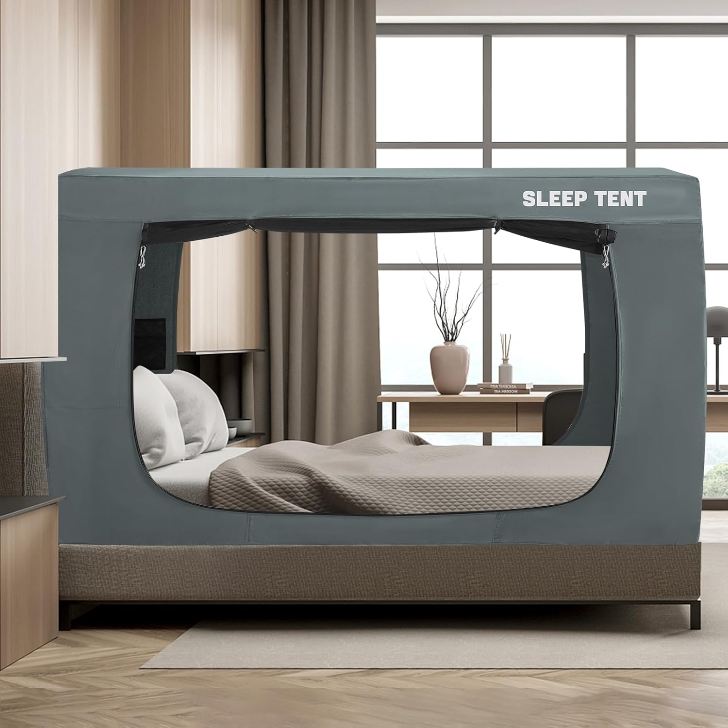 YAVIL Bed Tent for Kids and Adults Blackout Privacy Space