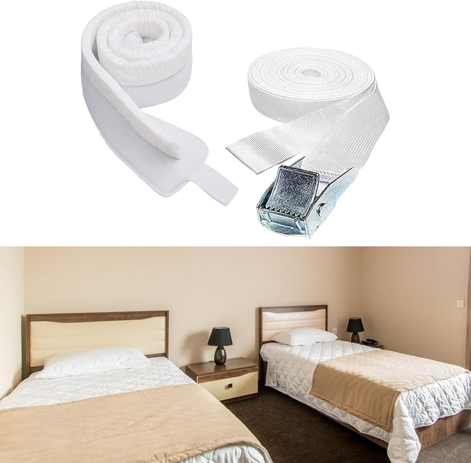 YWJLQH Bed Bridge Connector Twin to King Converter Kit