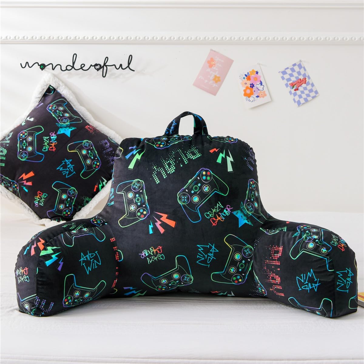 NTBED Reading Pillow with Arms and Back Support