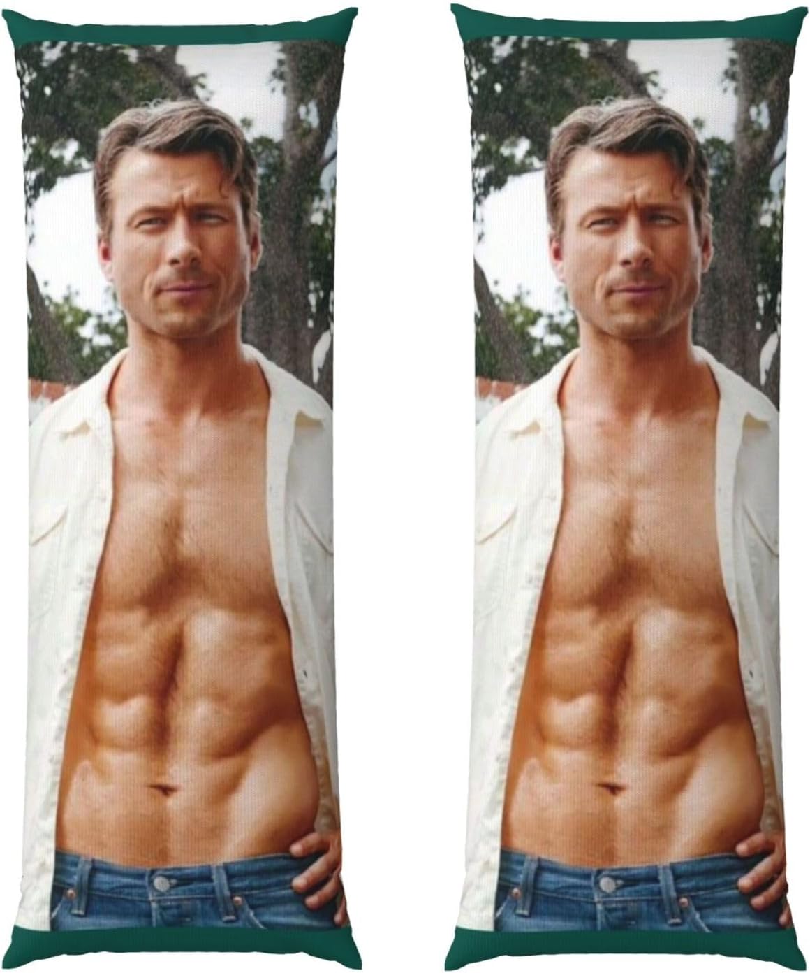 VICRRY Glenn Actor Powell Body Pillow Case 20x54