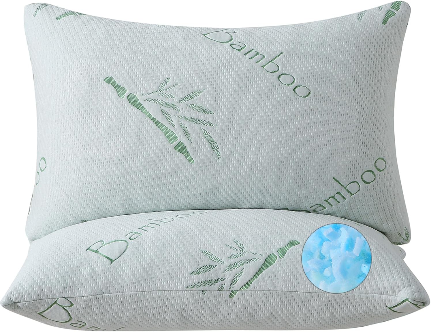 HOXXME Cooling Shredded Memory Foam Pillow Set of 2