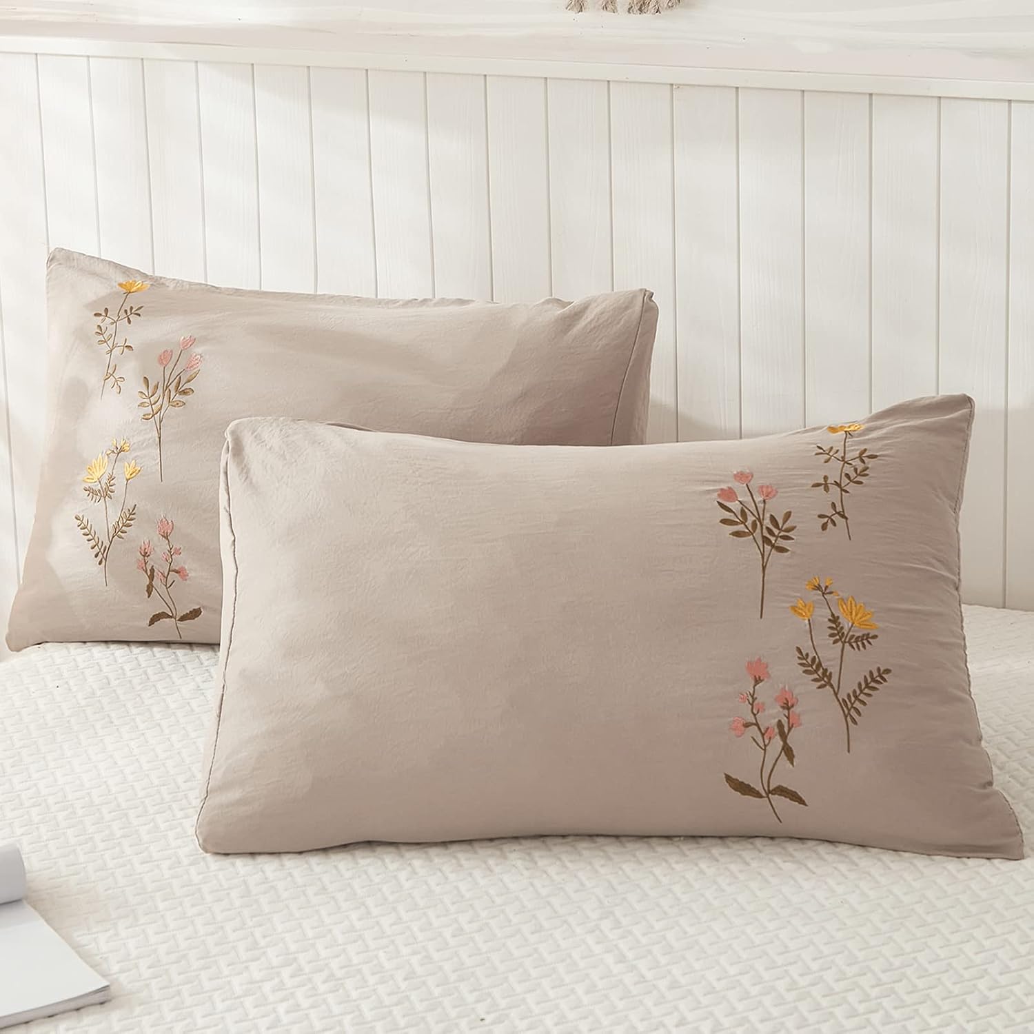Taupe Body Pillow Cover - 20x54 Queen Size