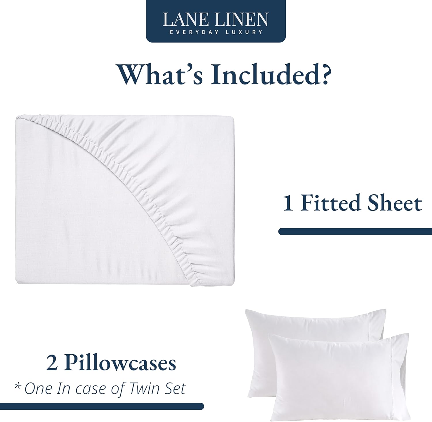 LANE LINEN 100 Organic Cotton Queen Fitted Sheet with Deep Pocket