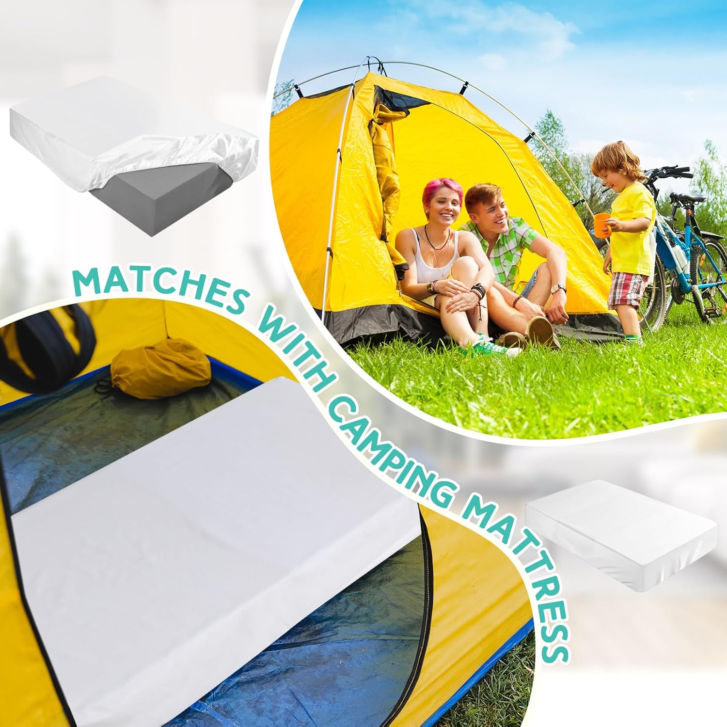 Breling Fitted Sheet for Full Mattress and RV Bunk Beds