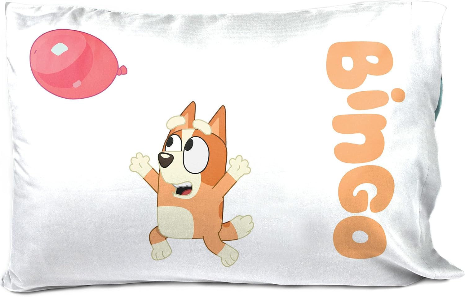 Jay Franco Bluey Bingo Reversible Pillowcase