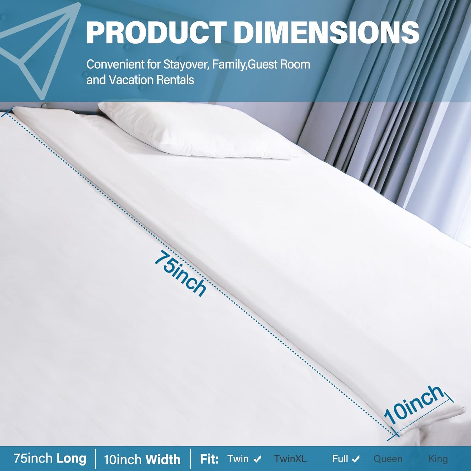 ENITYA Split King Gap Filler for Adjustable Bed 1