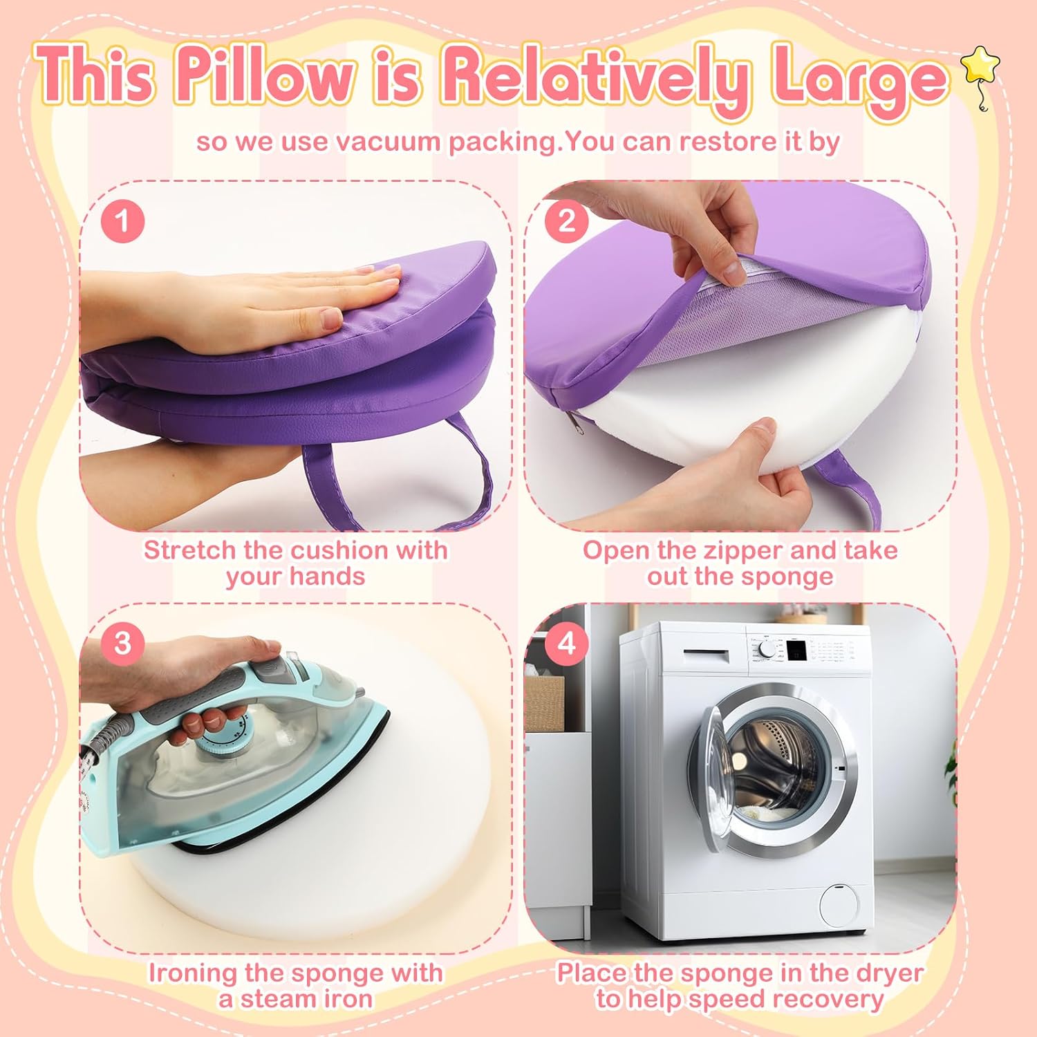 Suzile 12 Pcs 12 Floor Cushions for Kids
