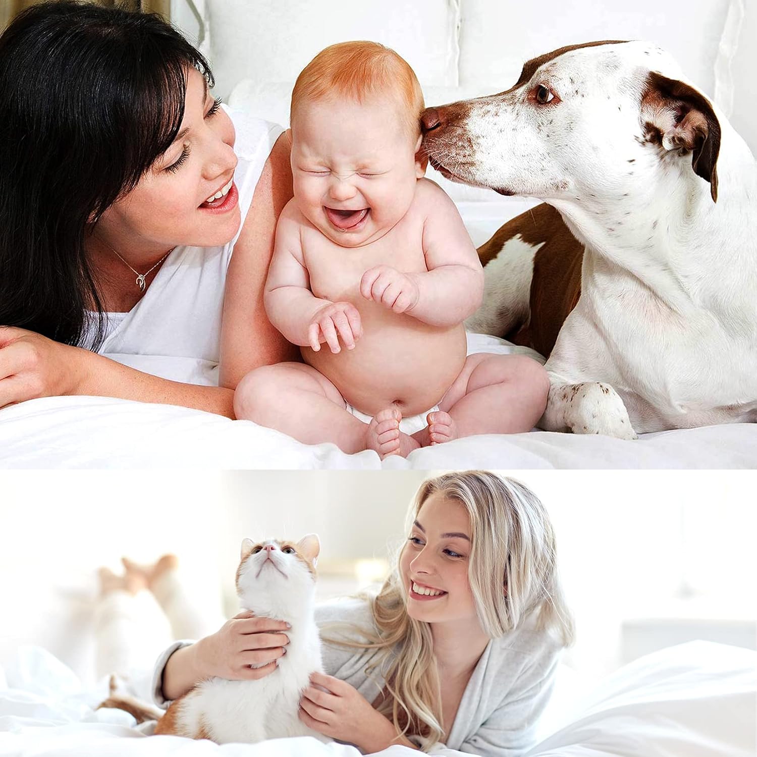 Waterproof Duvet Cover for Kids Elder and Pets with Zipper Closure