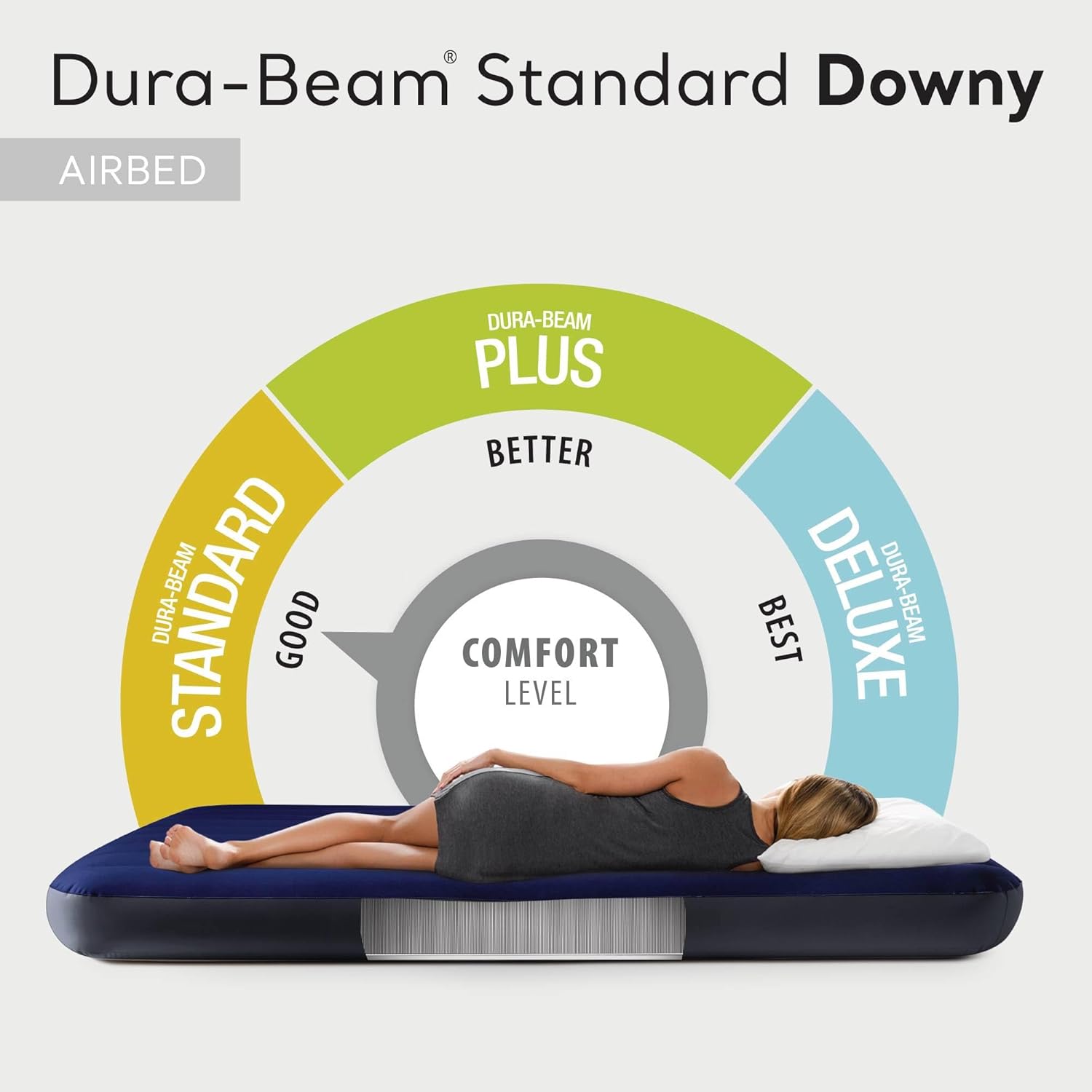Intex 10 Inch Dura Beam Air Mattress with Plush Top 2 Pack