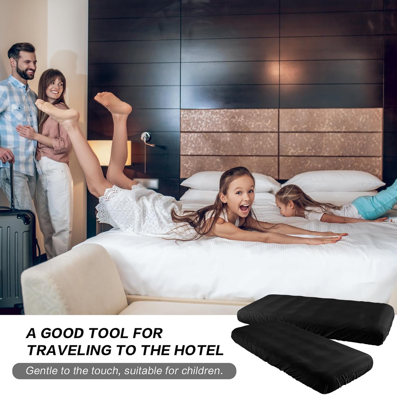 Breling Kids Fitted Sheets 2 Pcs for Air Mattress Sleepover Camping