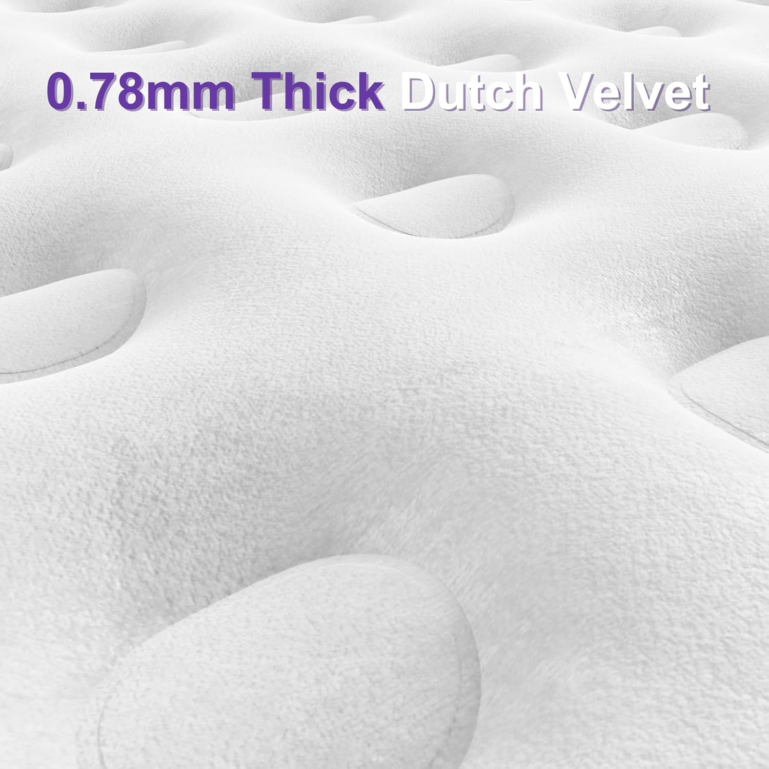 HikerSKY Queen Air Mattress with Wireless Pump 22 Inch Purple