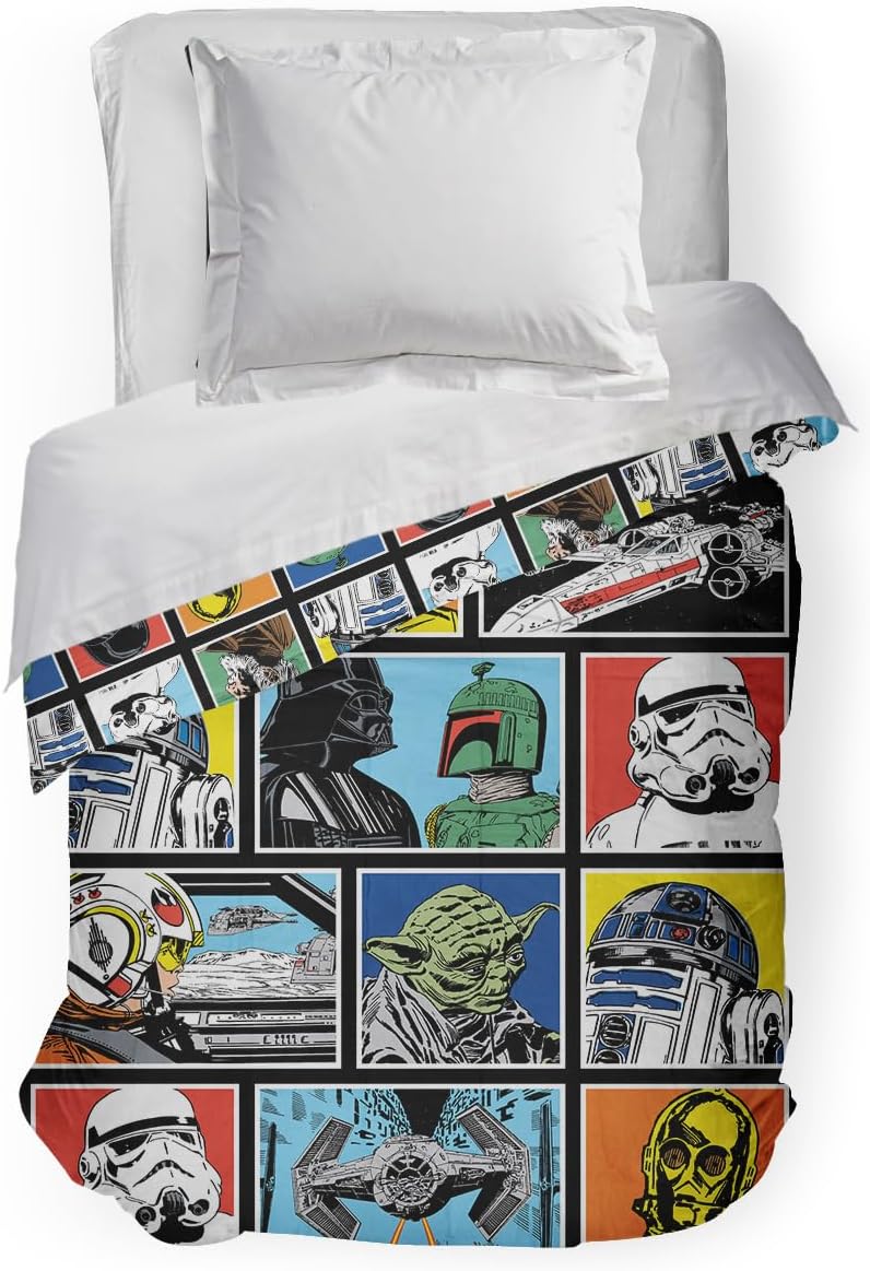 Jay Franco Kids Comforter - Star Wars Design Full Size 1