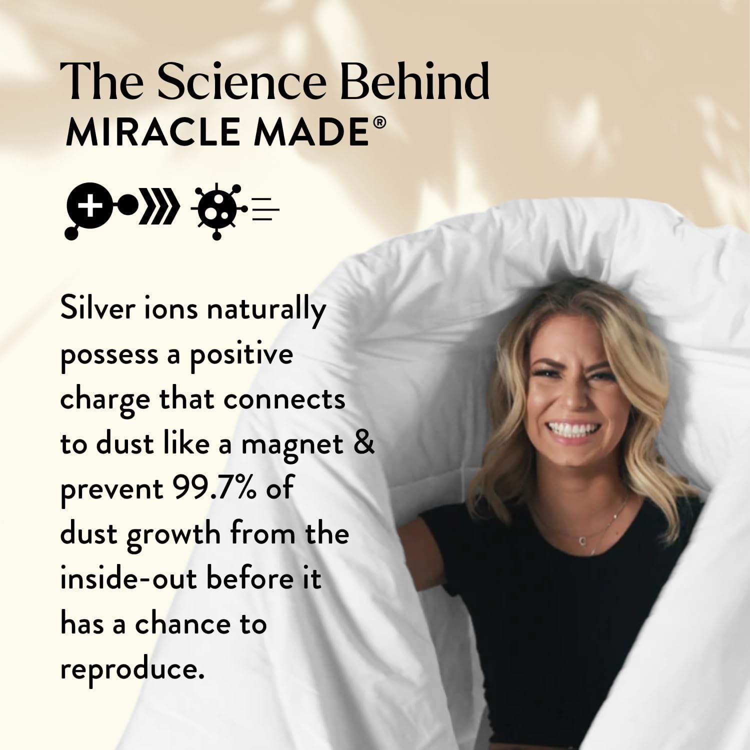 Miracle Made Cooling Comforter - 3-Temperature-Zone Queen Size