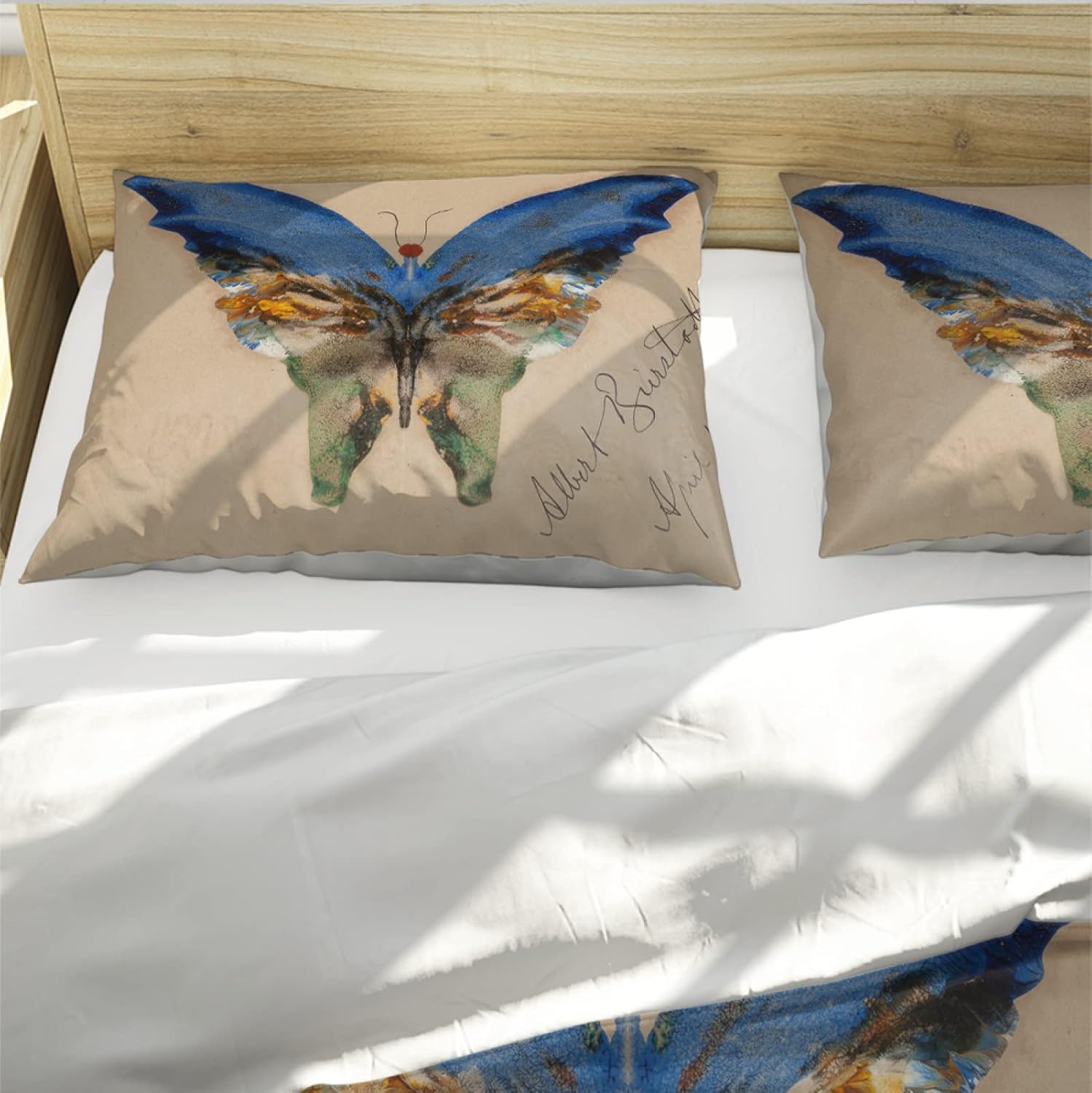 RIVINE Albert Bierstadt Summer Duvet Cover Set 3 Pieces