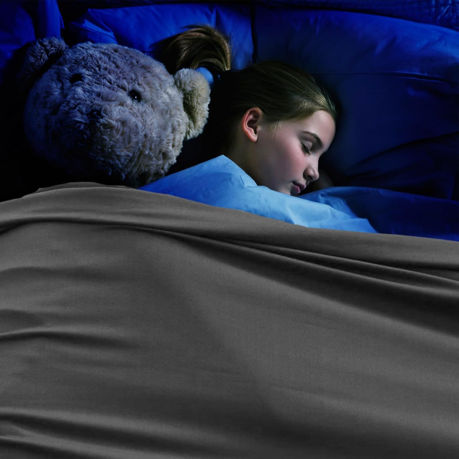 Ntomtuex Sensory Bed Sheet for Weighted Blanket Comfort