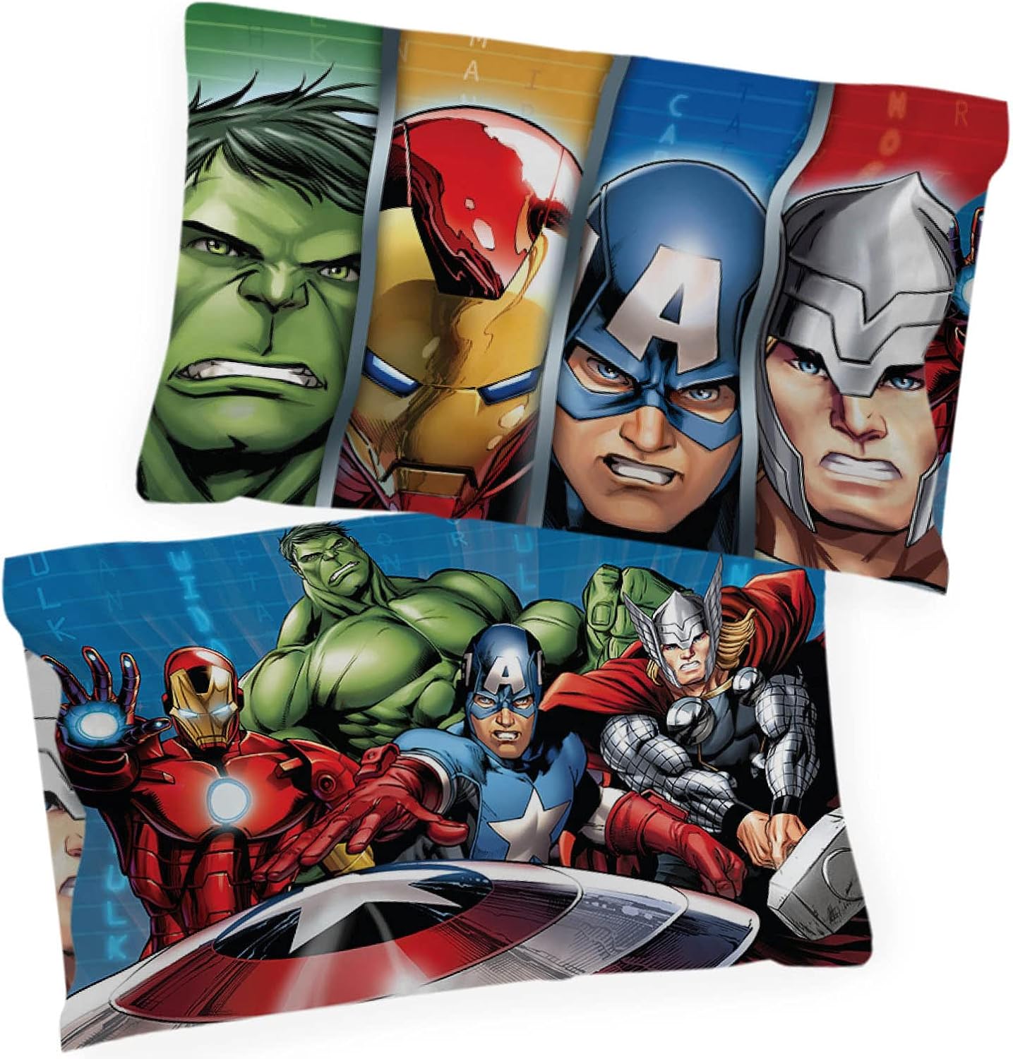 Jay Franco Marvel Avengers Pillowcase - Double-Sided Kids Super Soft
