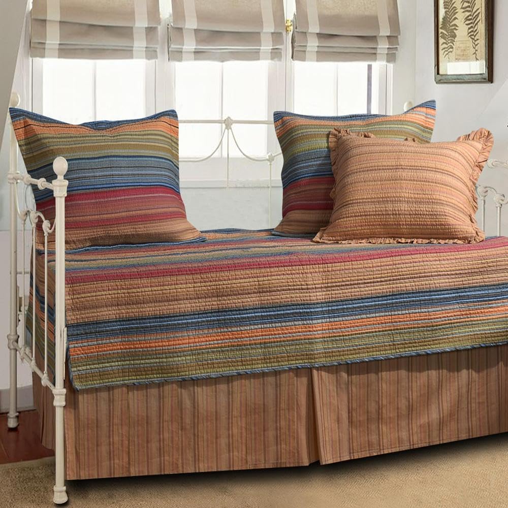 Greenland Home Fashions Katy 5-Piece Daybed Quilt Set