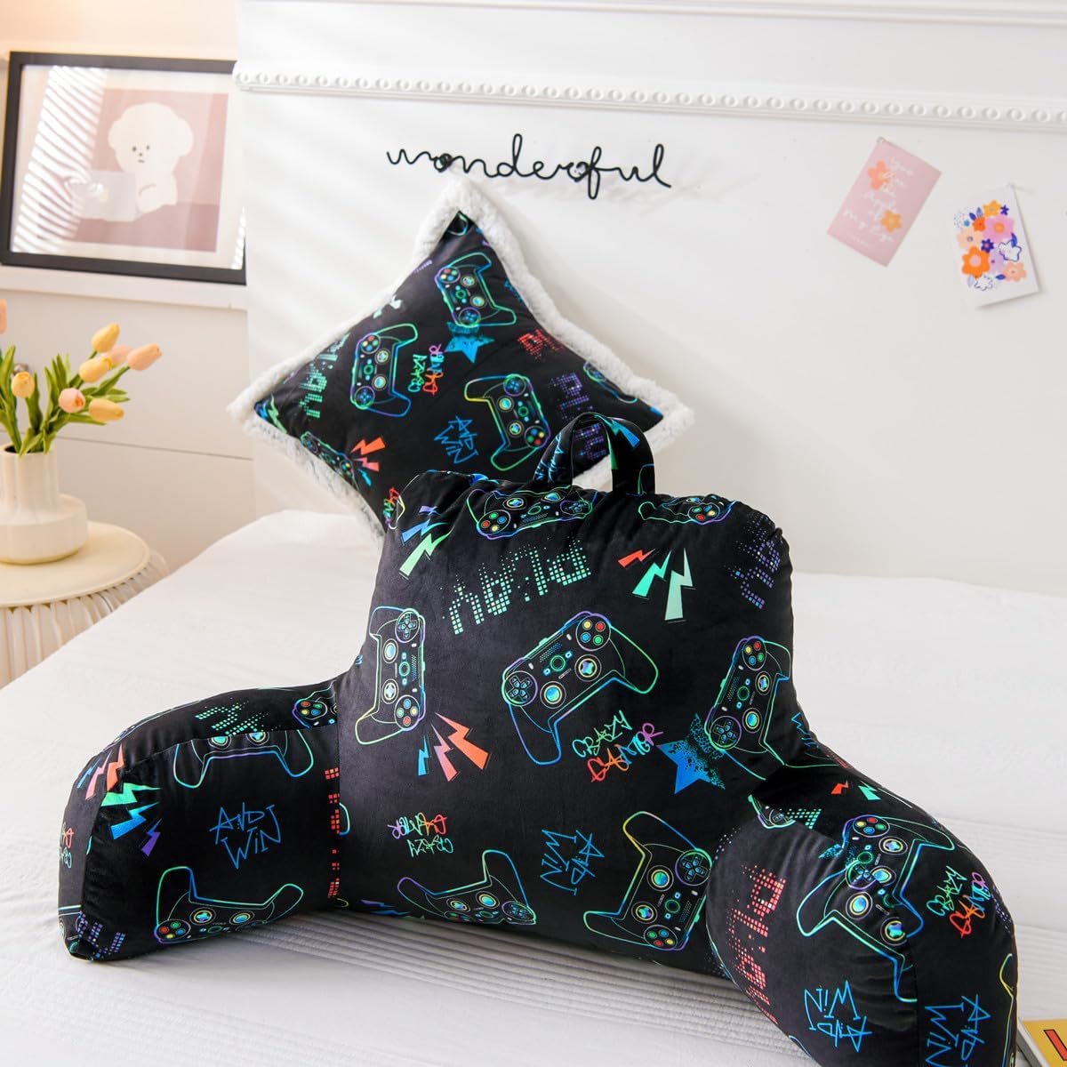 NTBED Reading Pillow with Arms and Back Support