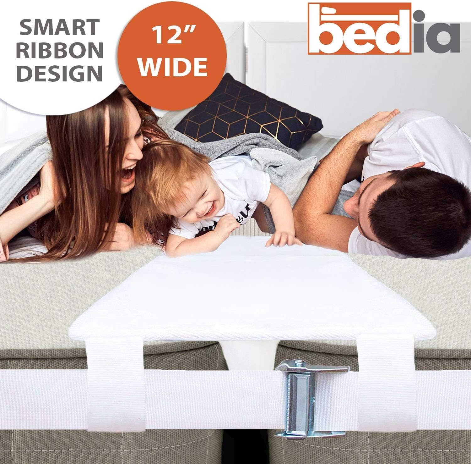 Bedia 12-Inch Bed Bridge Twin to King Converter Kit