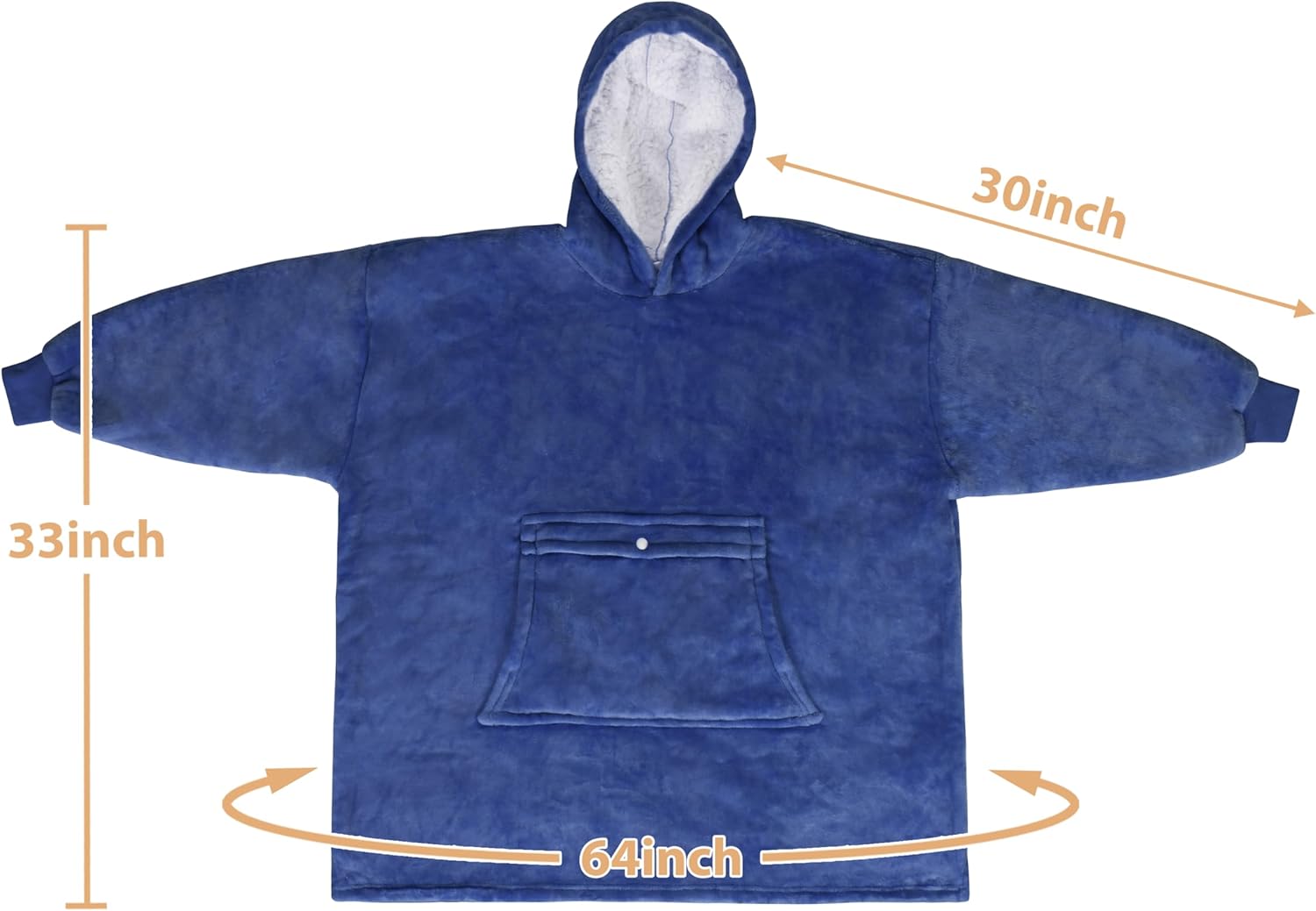 Catalonia Cozy Reversible Sherpa Hoodie for Kids