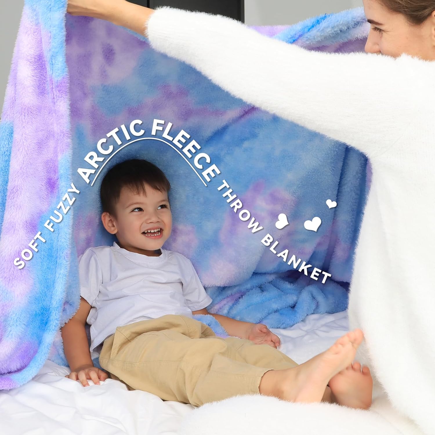 Soft Fuzzy Throw Blanket for Kids and Adults