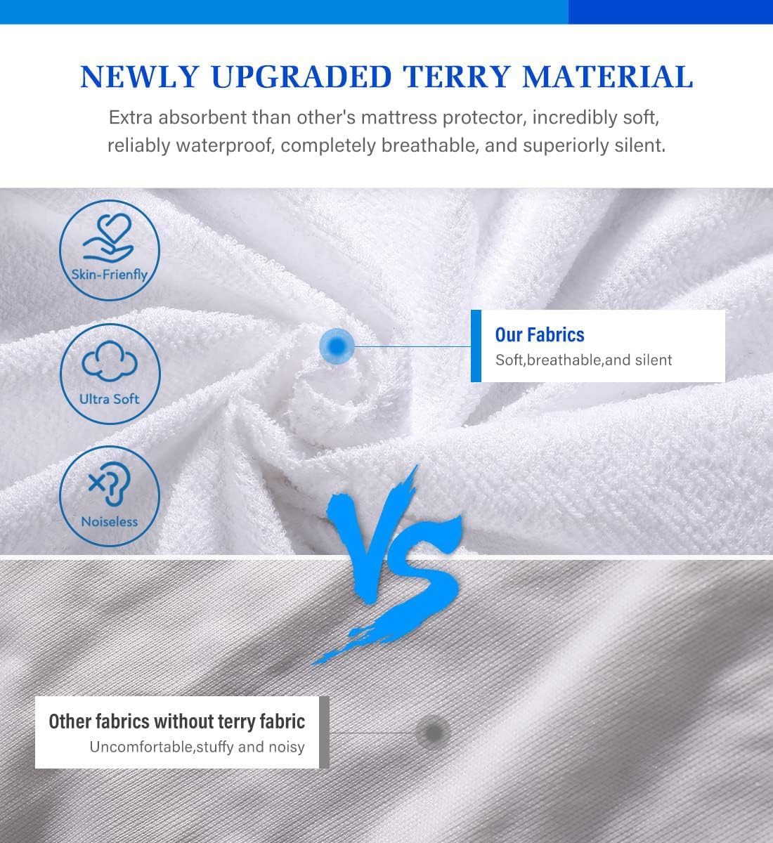 Artivestion Full Size Mattress Protector Waterproof and Breathable