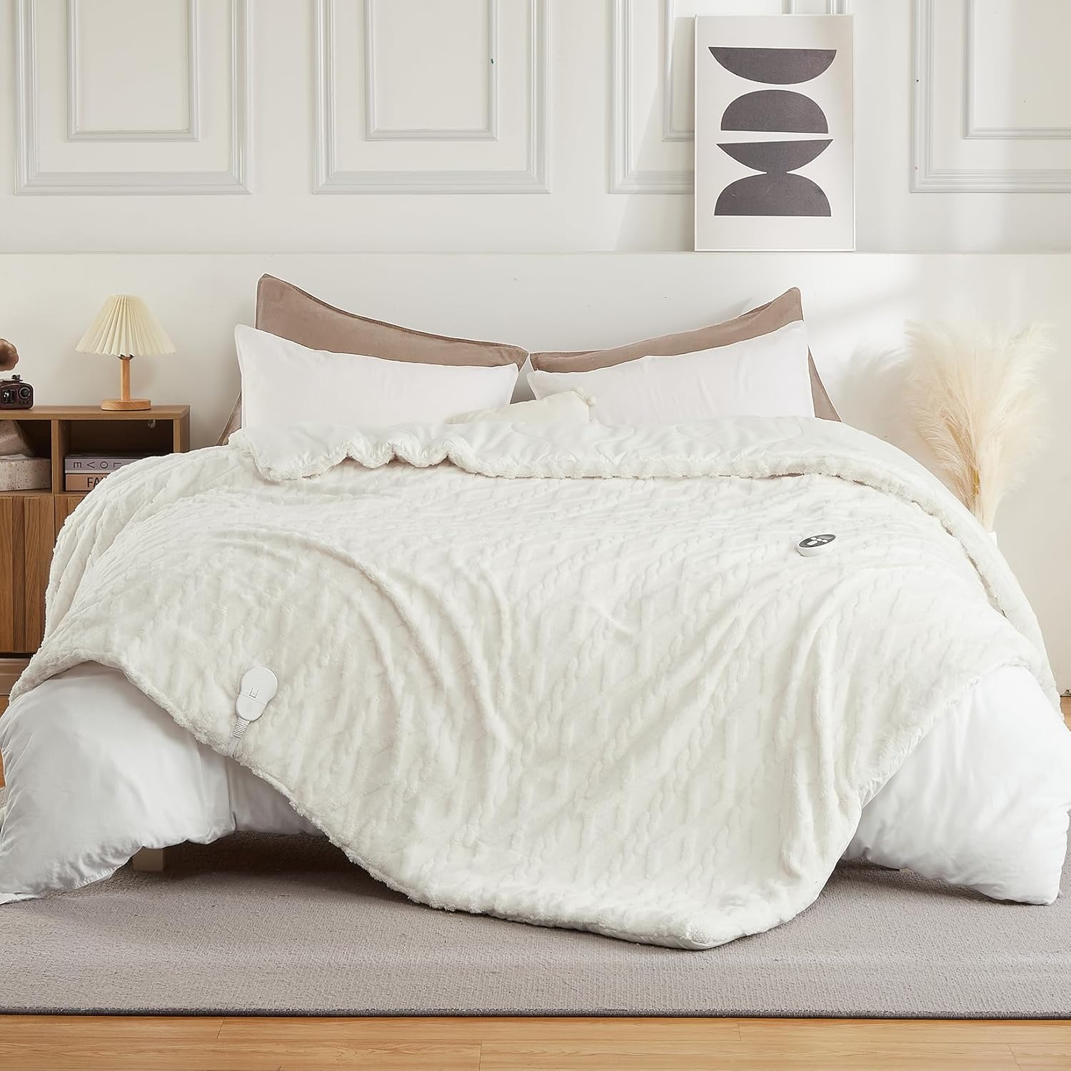 STARBEDIA Heated Comforter Blanket Queen Size