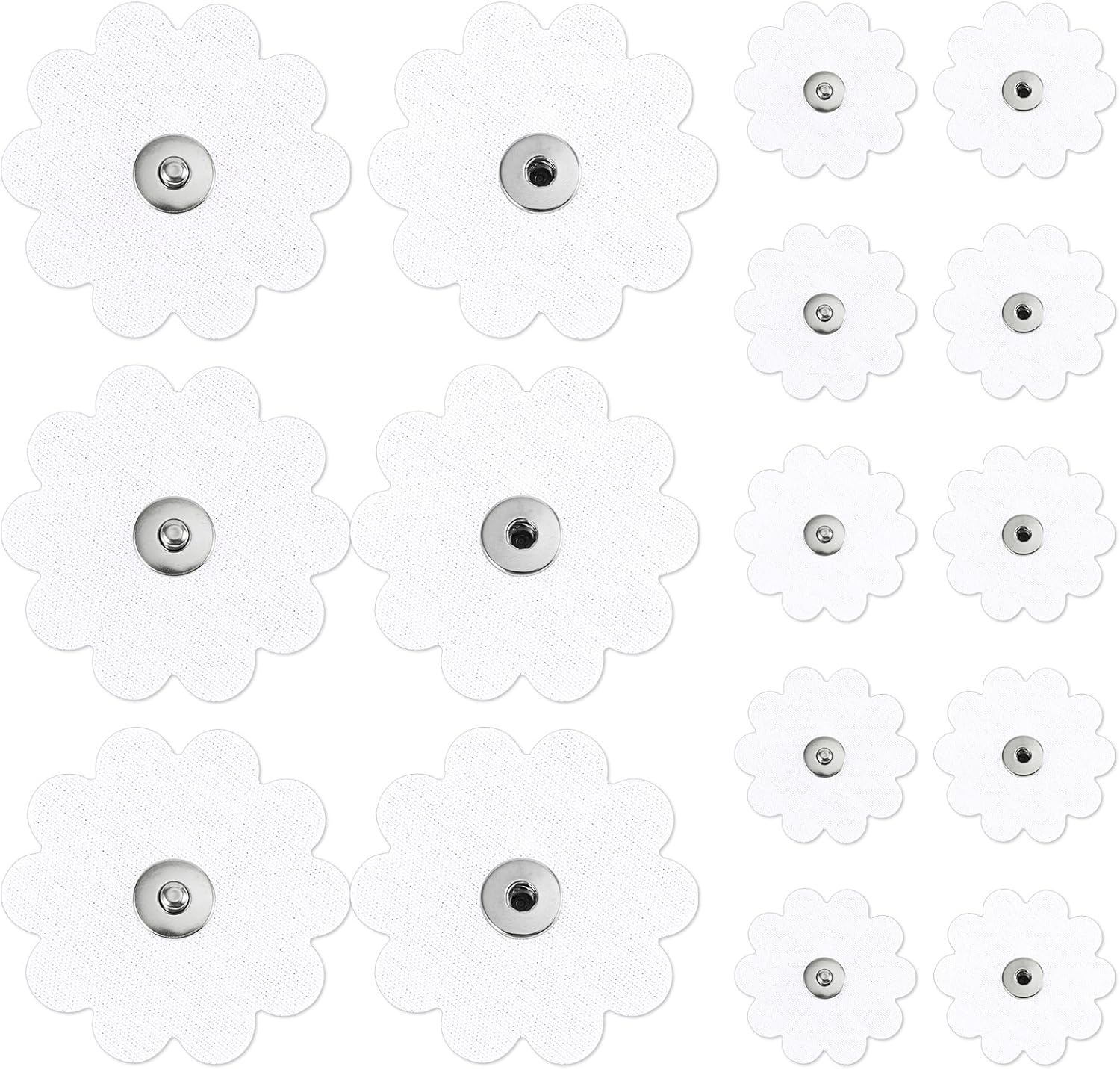 16pcs Cute Flower Duvet Metal Snaps for Comforter Holders