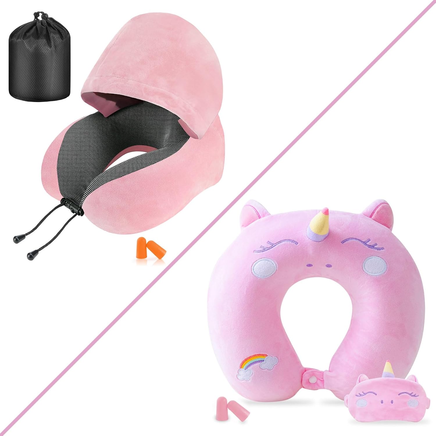 Cirorld Travel Pillow for Head and Neck Support