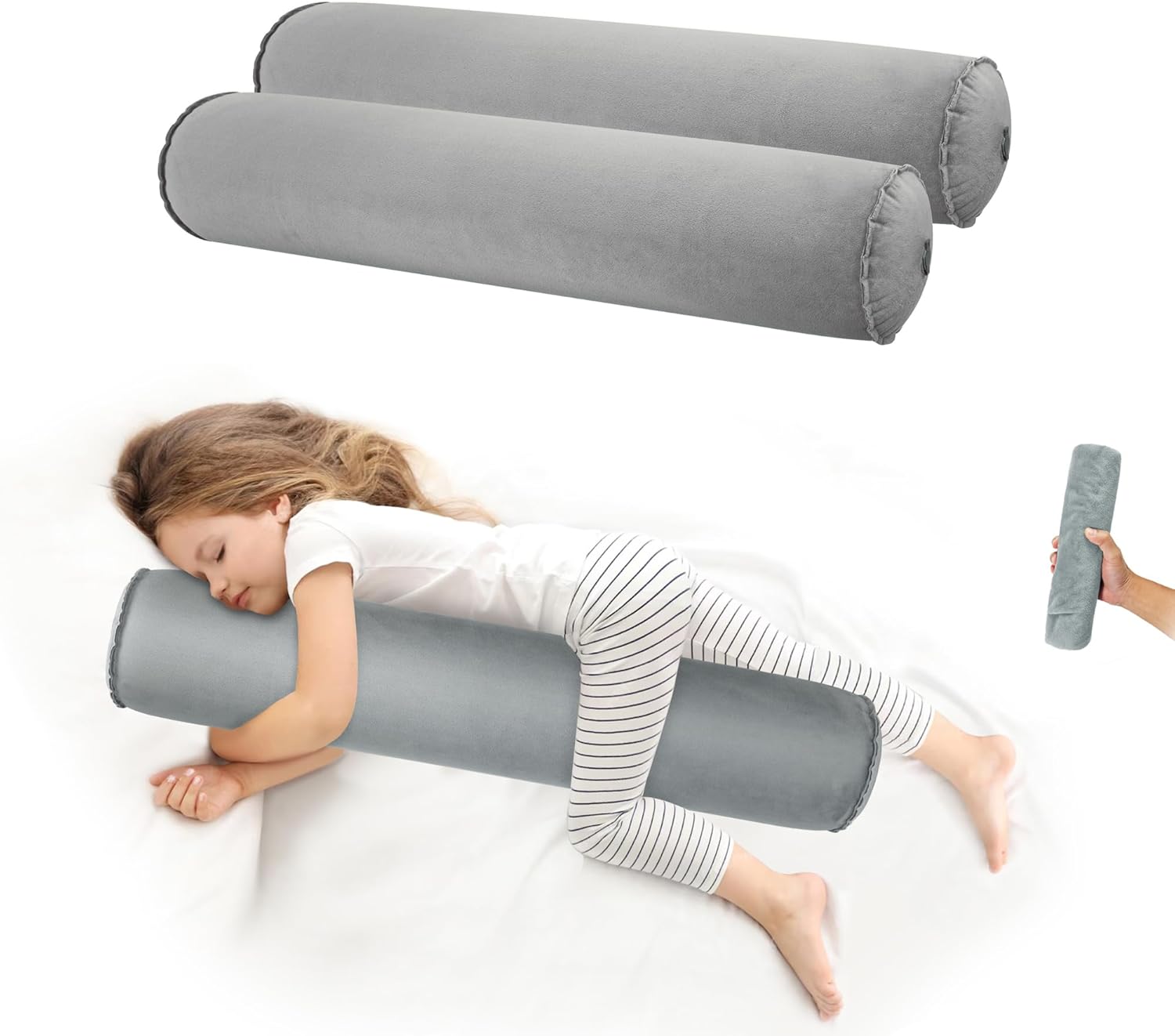 EULANT 2 Pack 35Inch Inflatable Body Pillow for Kids and Adults