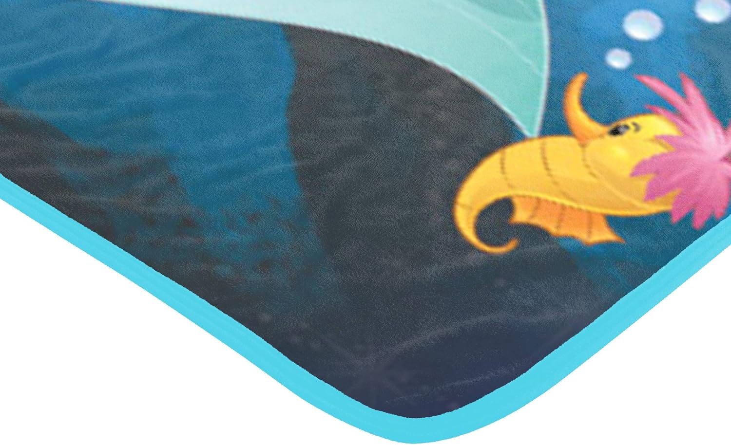 Northwest Little MermaidAriel Micro Raschel Throw Blanket 46x60