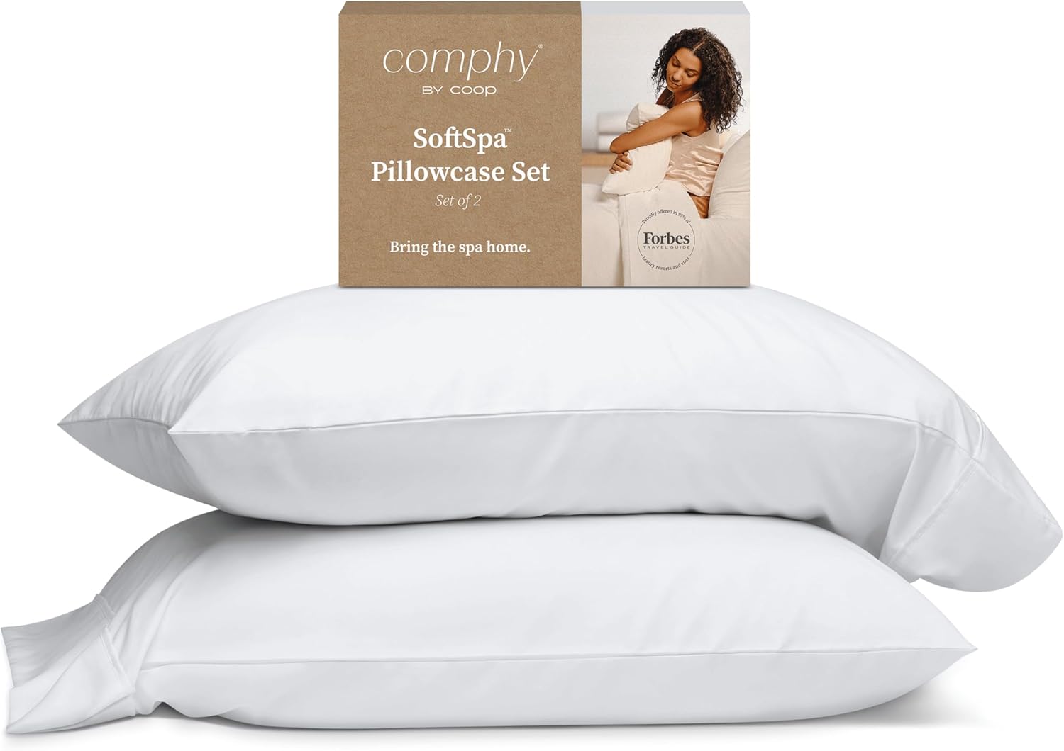 Coop Home Goods Comphy SoftSpa Pillowcase Set of 2