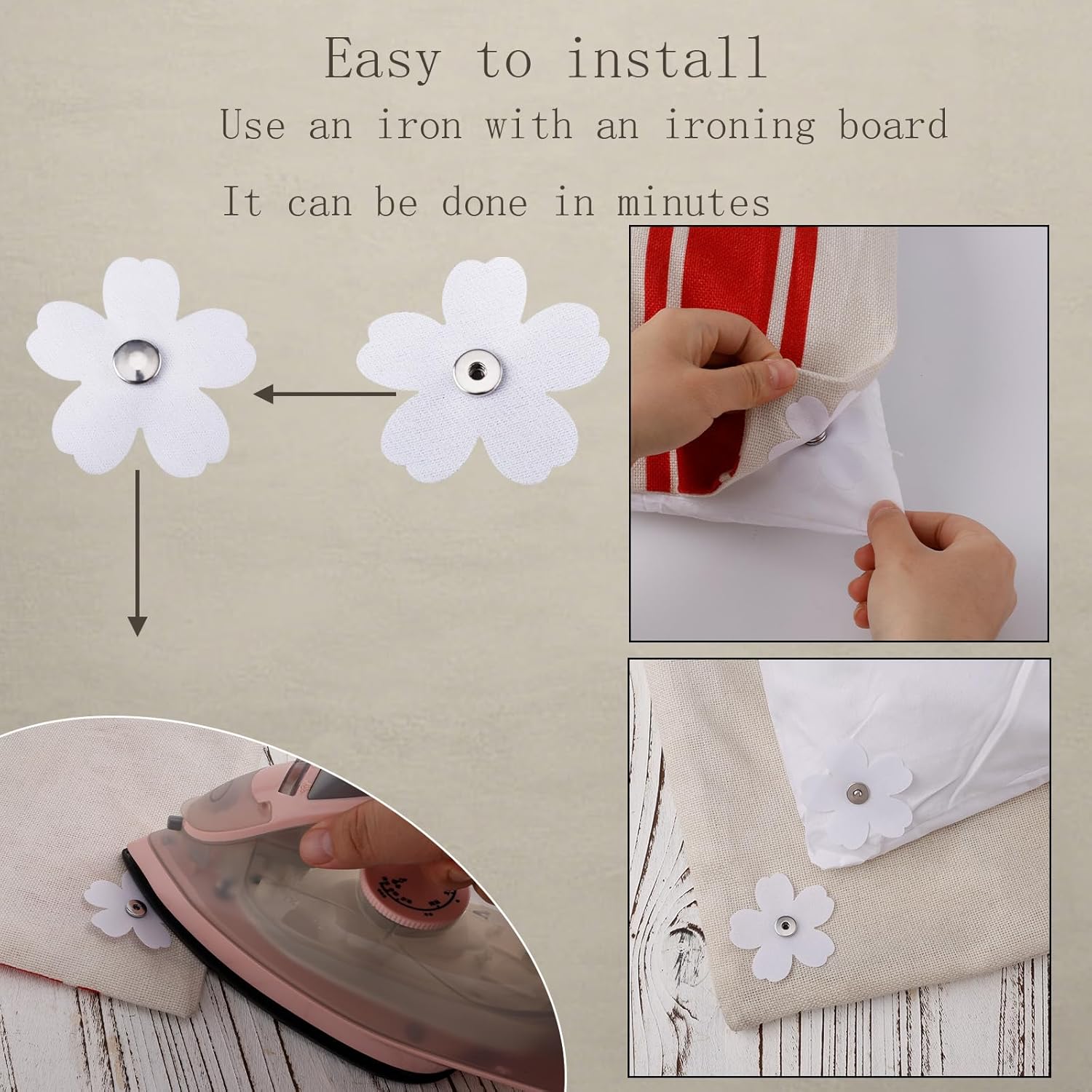 20pcs Duvet Snaps for Secure Fit